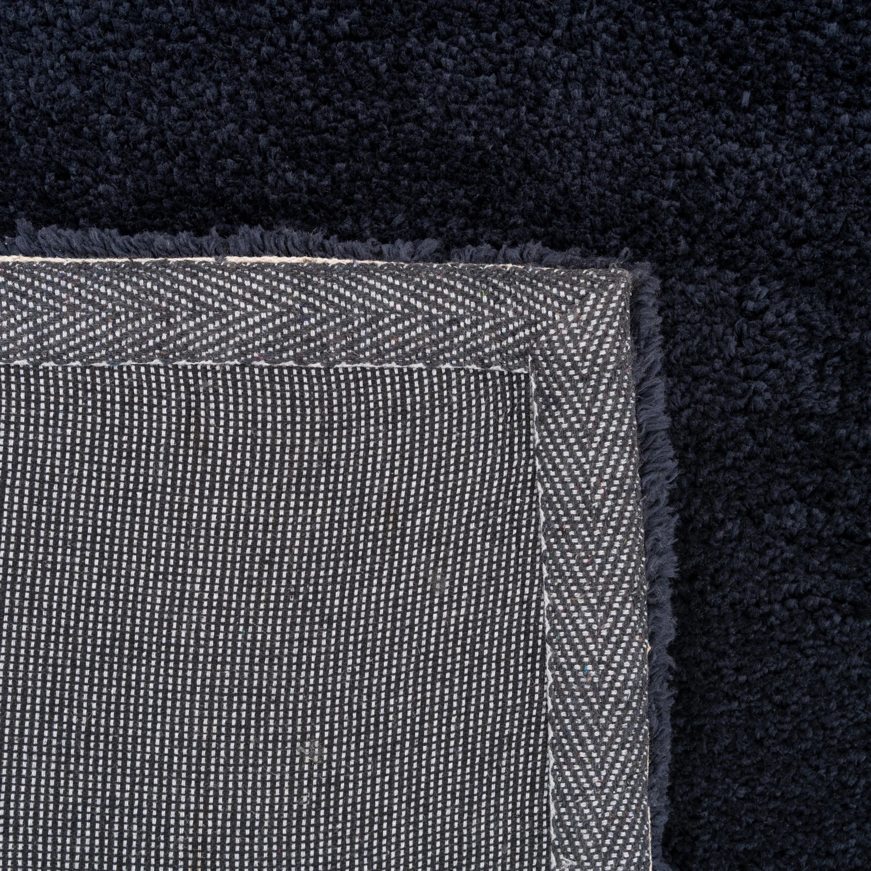 Premium Navy Shaggy Rug - Midnight Navy - Image 10