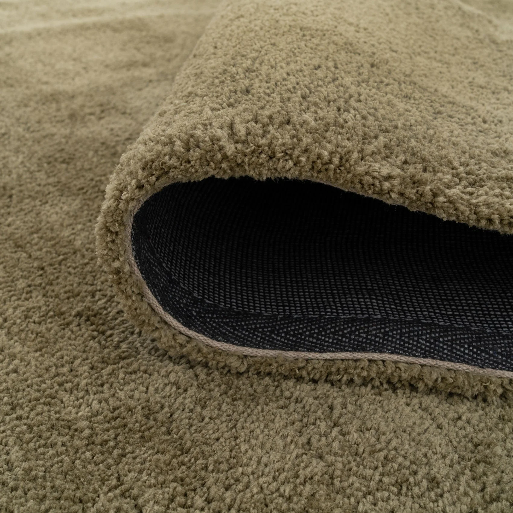 Premium Sage Green Shaggy Circle Rug - Sage - Image 2
