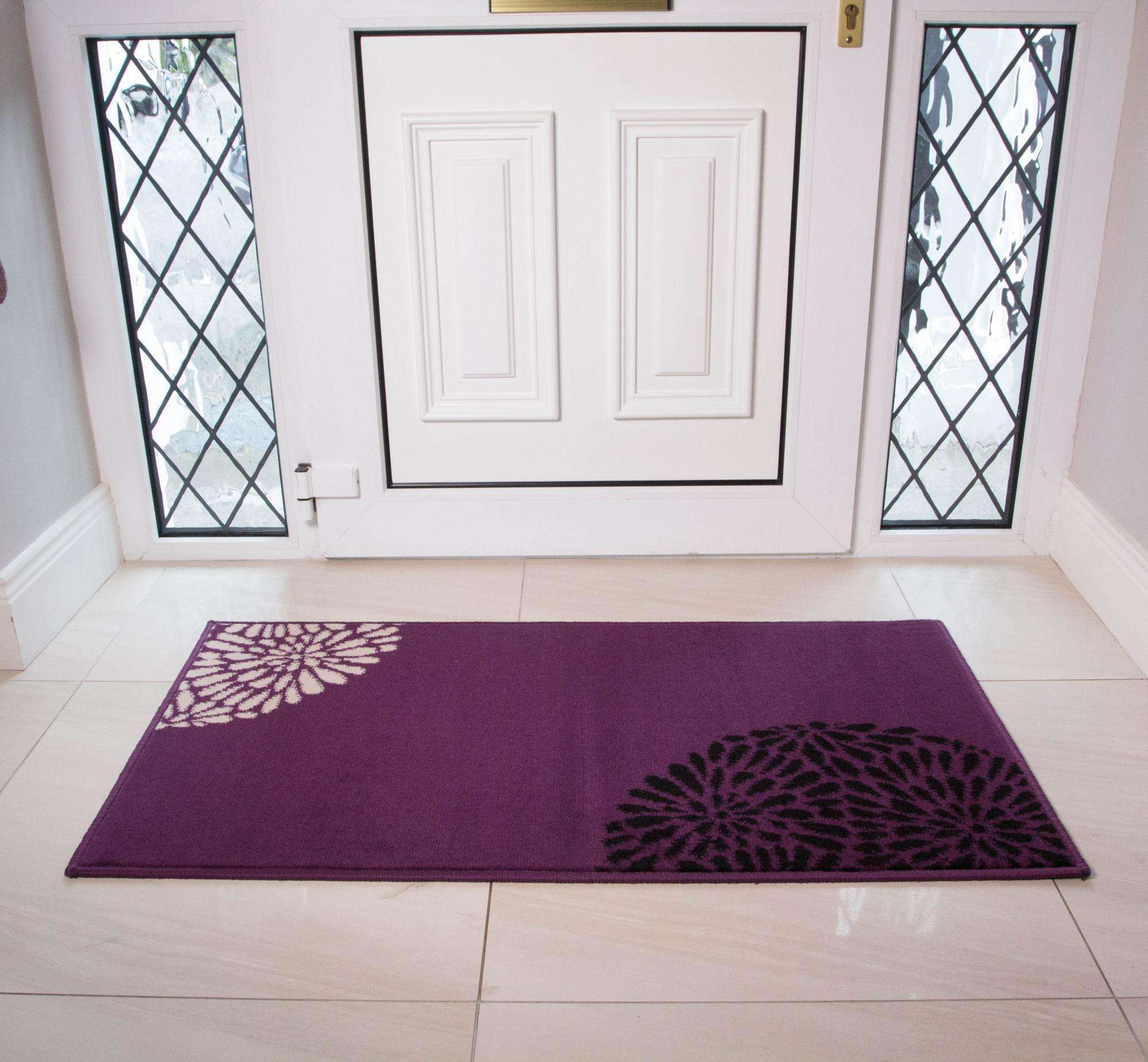 Purple and Black Modern Rug - Image 5