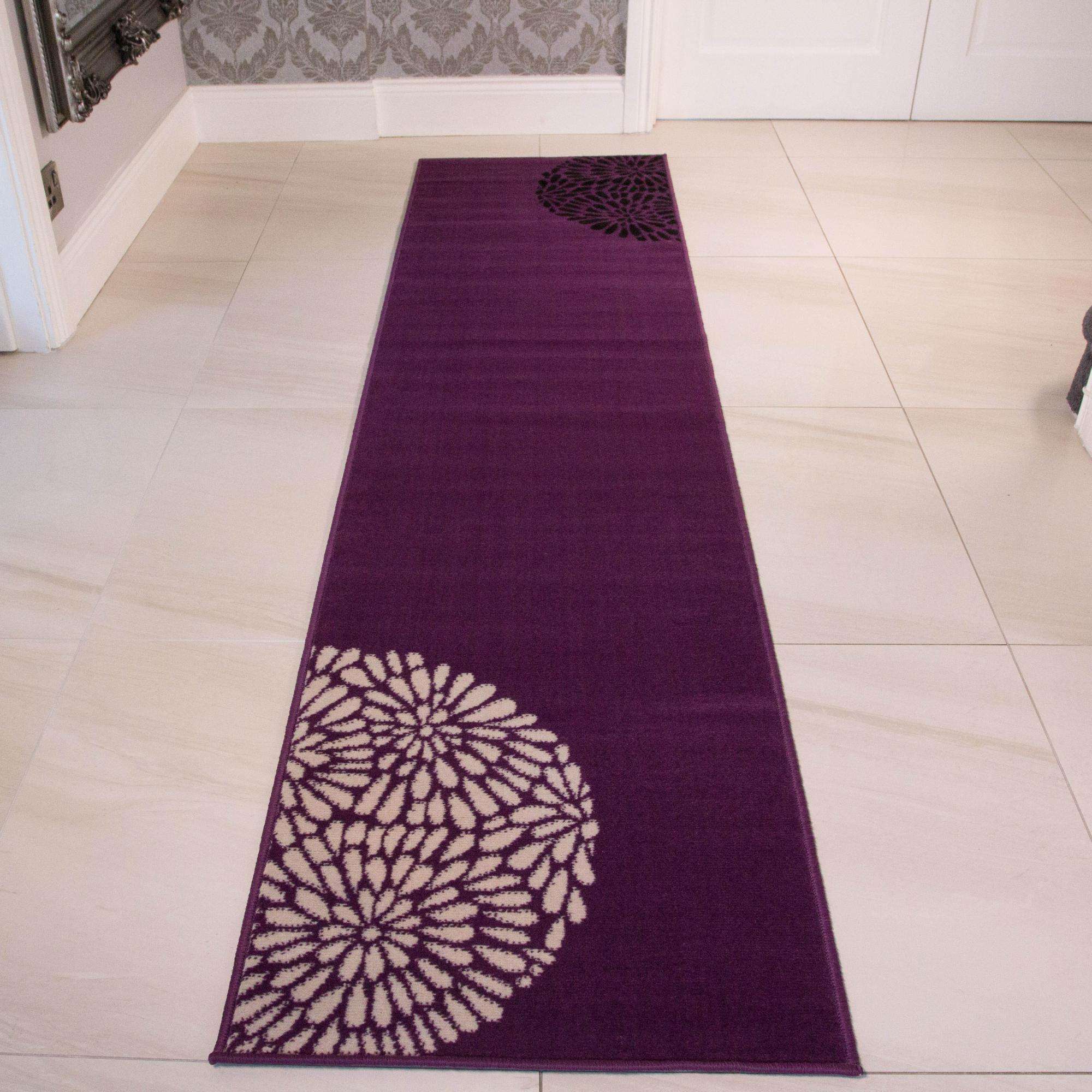 Purple and Black Modern Rug - Image 6