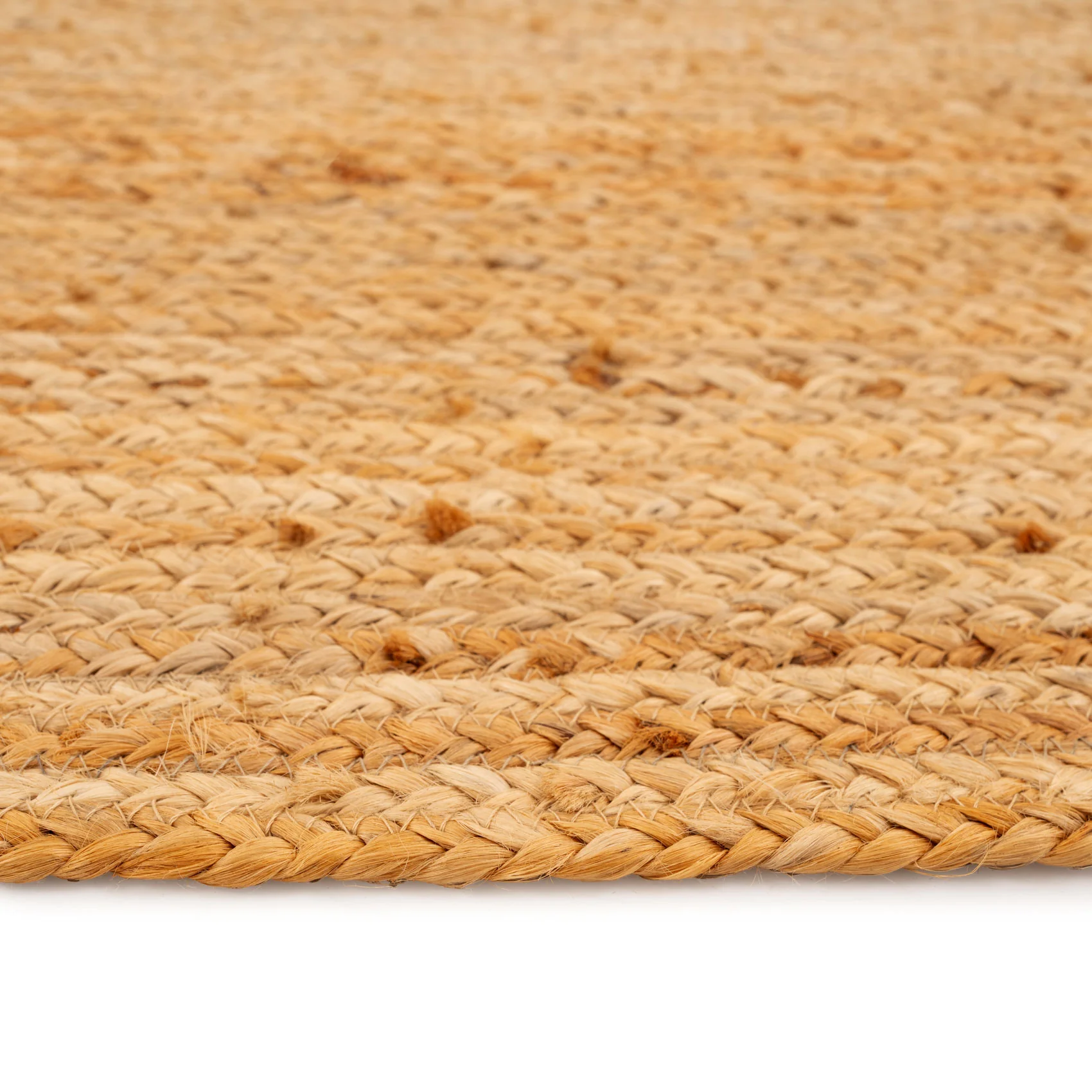 Rustic Braided Jute Runner Rug - Althea - Image 6