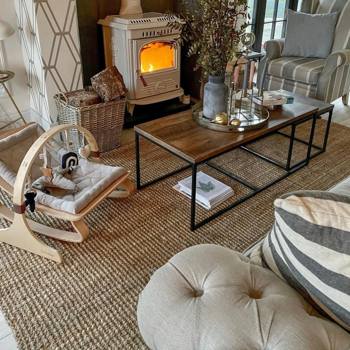 Rustic Jute Sisal Brown Natural Runner Rug - Image 4
