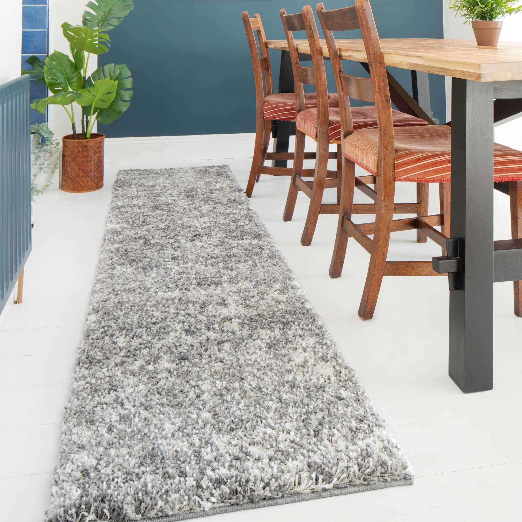 Silver Shaggy Rug for Living Room - Image 4