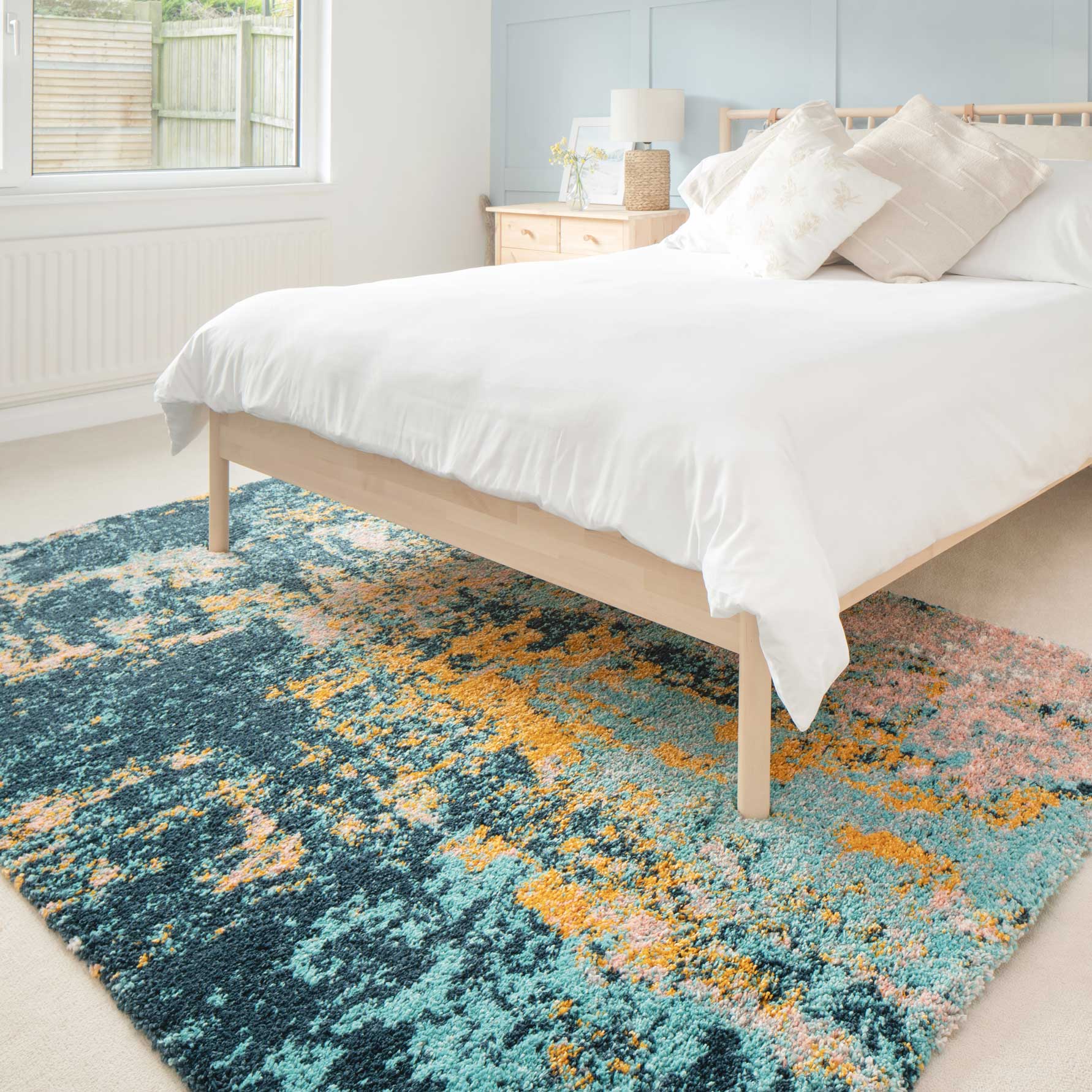 Soft Abstract Shaggy Rug - Cherish - Image 2