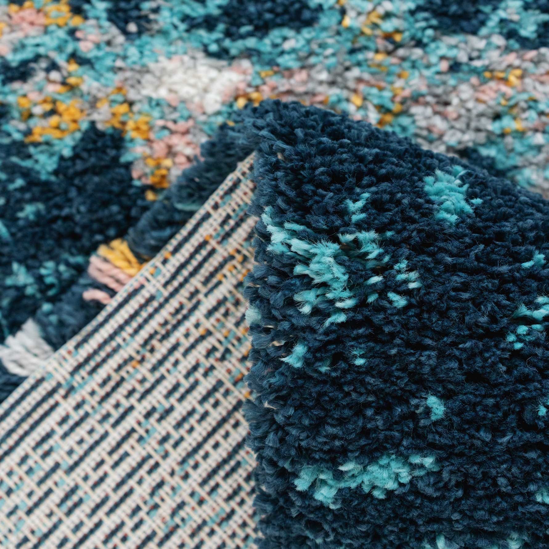 Soft Abstract Shaggy Rug - Cherish - Image 3