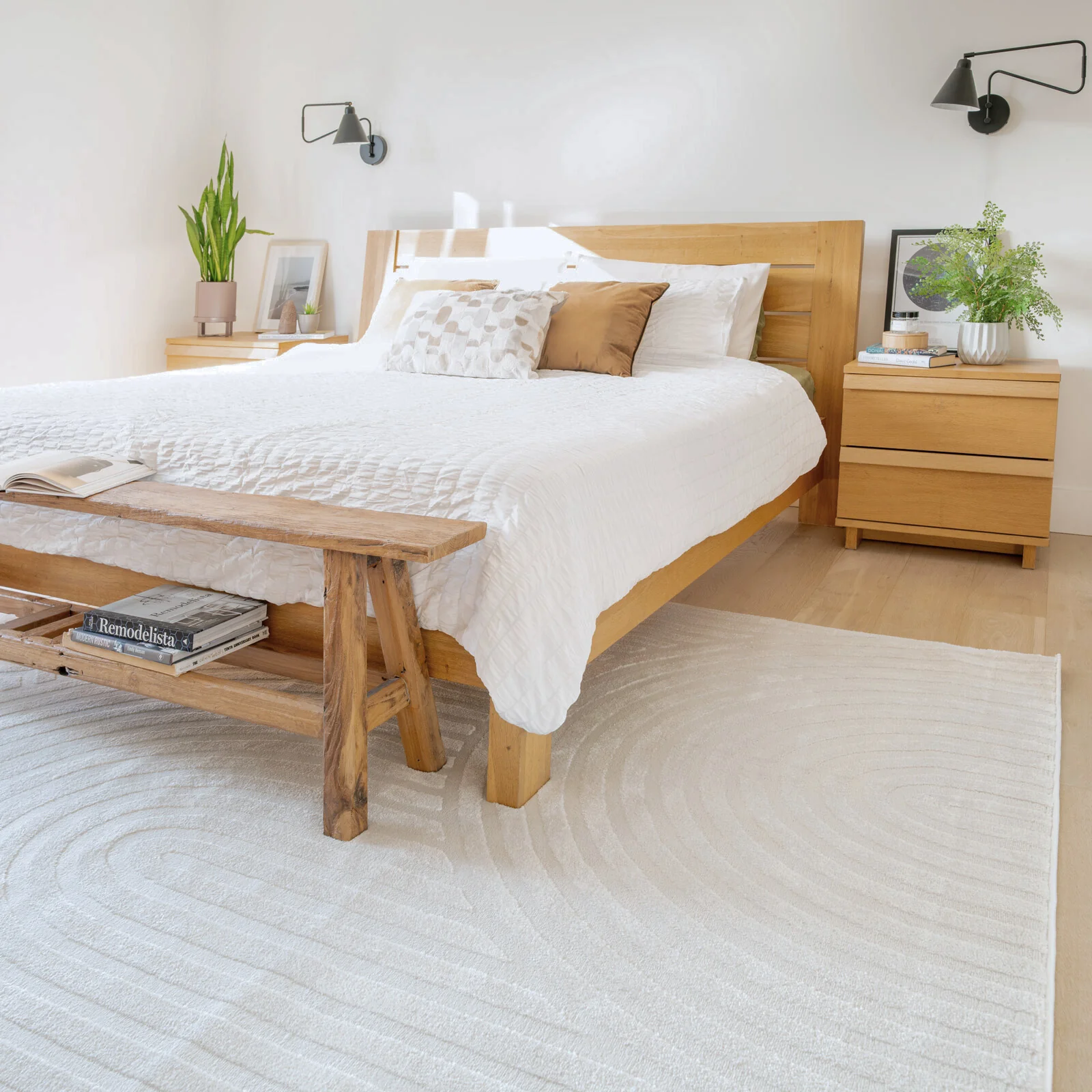 Soft Cream Boho Rug - Luma - Image 3