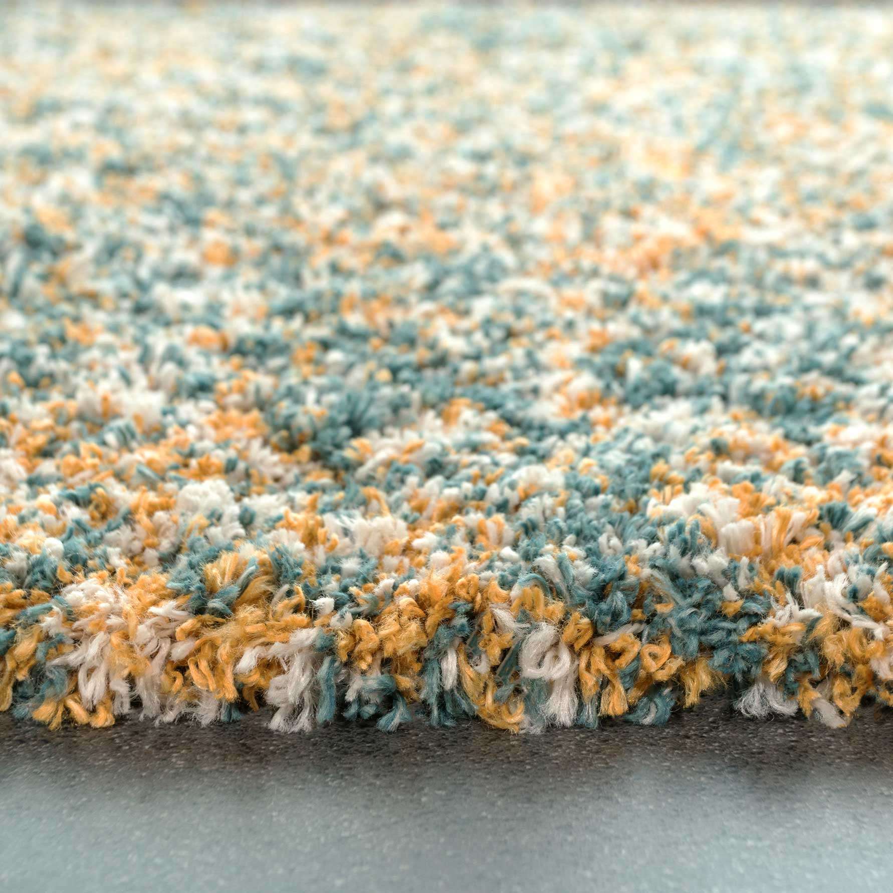 Soft Mottled Multicolour Shaggy Runner Rug - Image 3