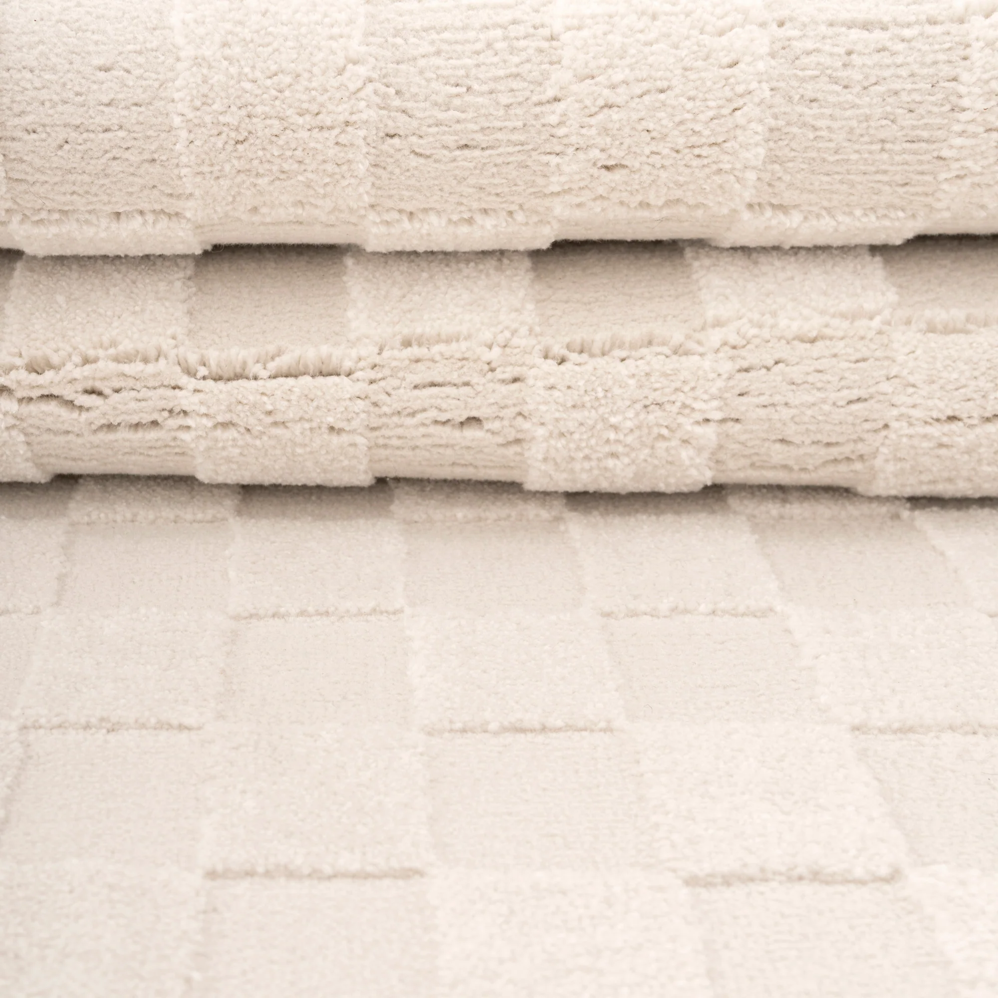 Soft Natural Cream Retro Checkerboard Rug - Liv - Image 10