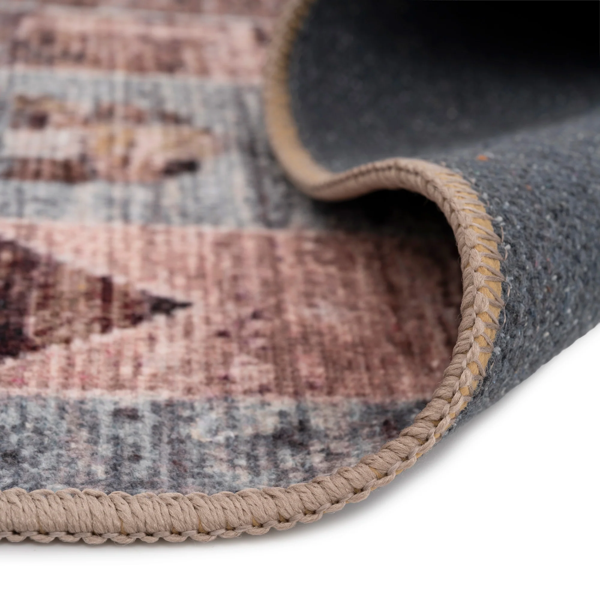 Soft Washable Brown Aztec Rug - Sybil - Image 10