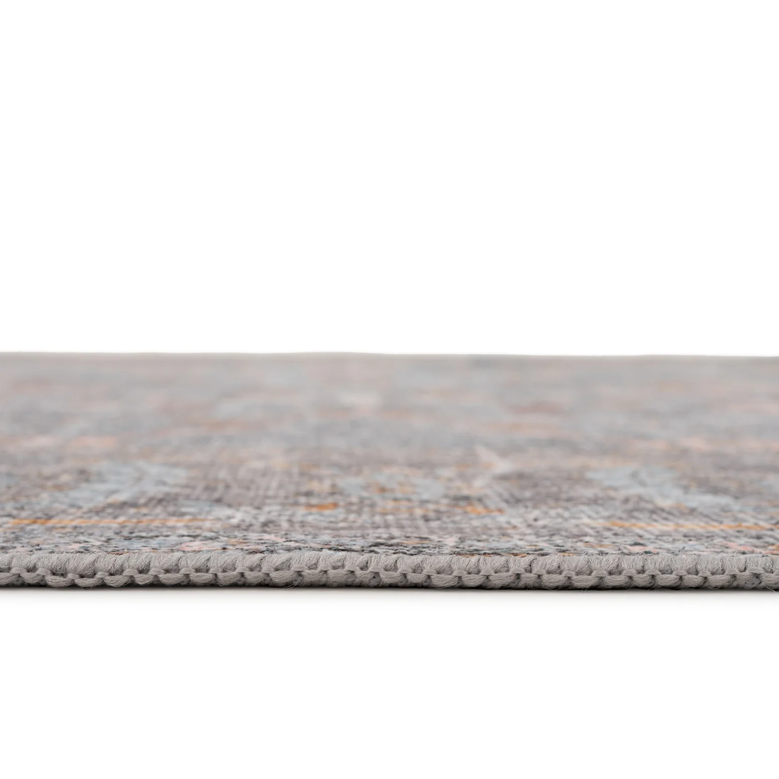 Soft Washable Blue Boho Runner - Clara - Image 6