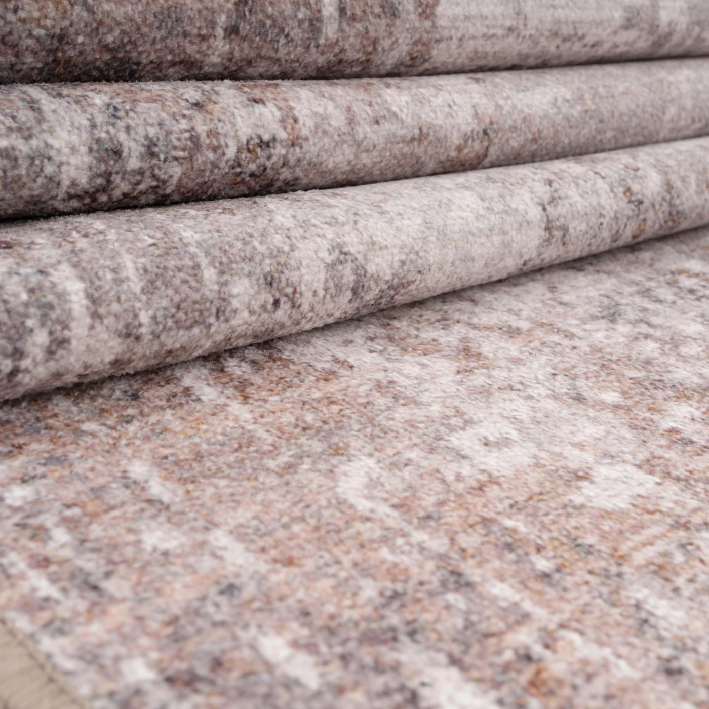 Soft Washable Distressed Greige Runner - Ernest - Image 5