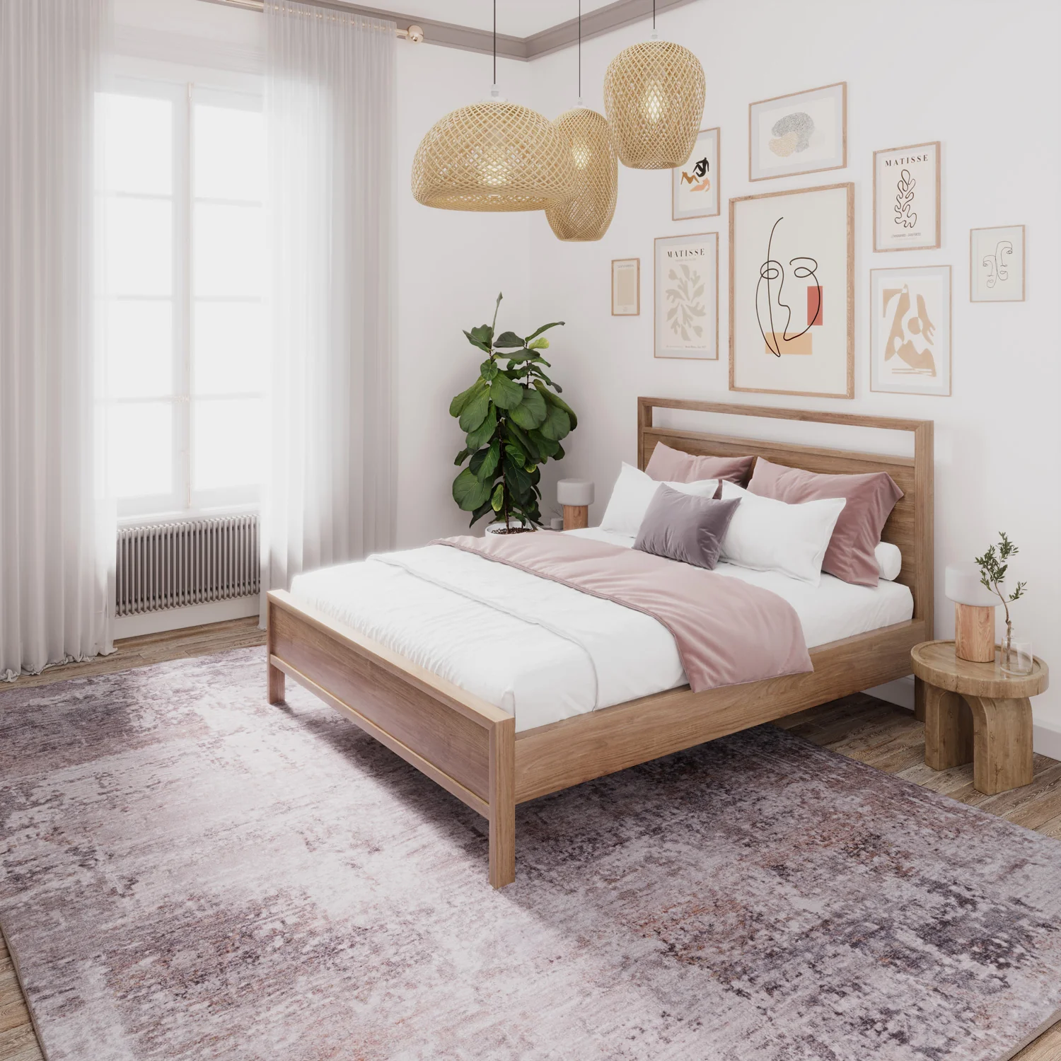 Soft Washable Distressed Greige Rug - Ernest - Image 7