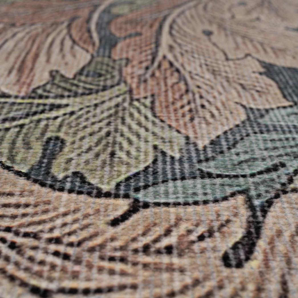 Soft Washable Green Leaf Doormat - Sylvan - Image 6