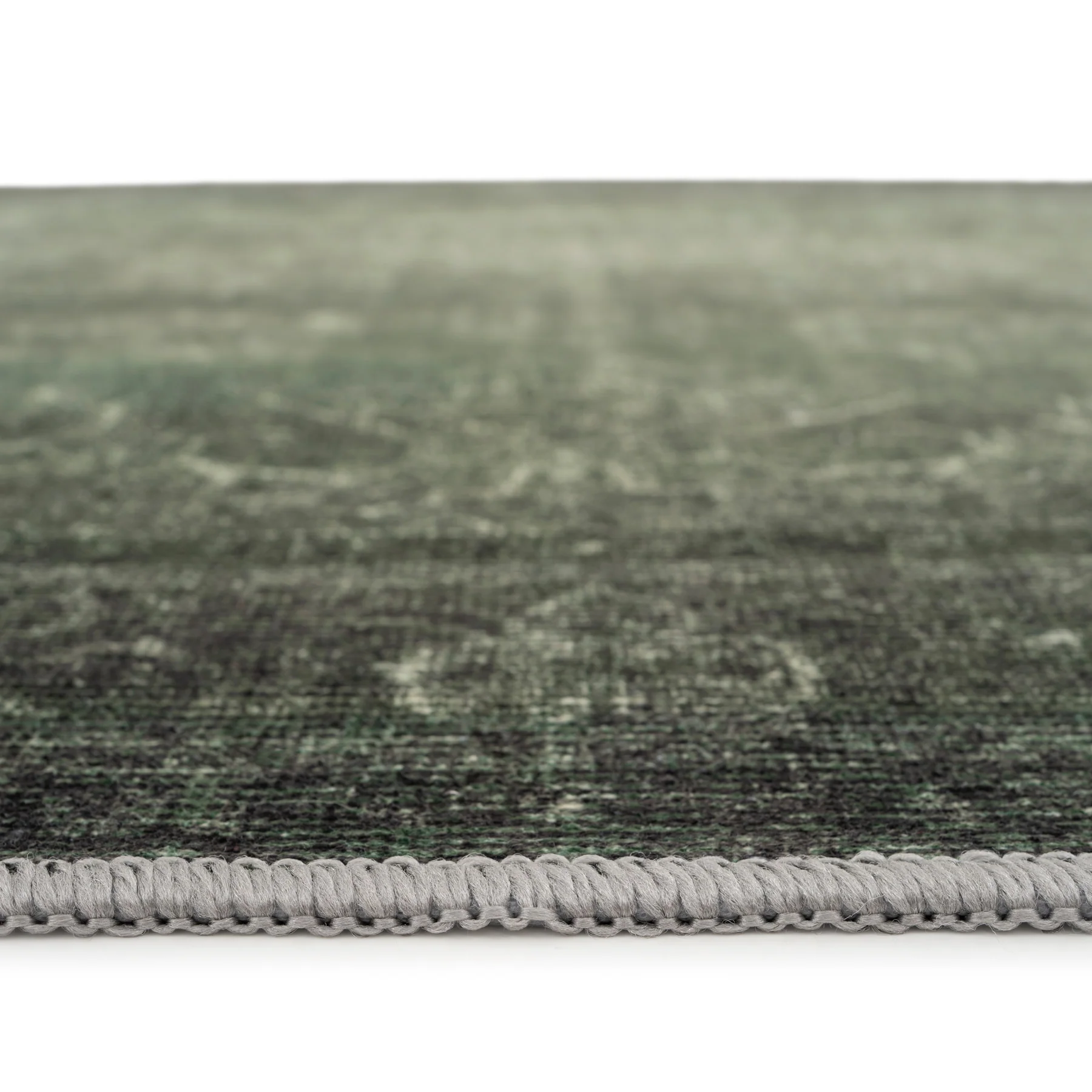 Soft Washable Green Medallion Runner - Maisie - Image 3