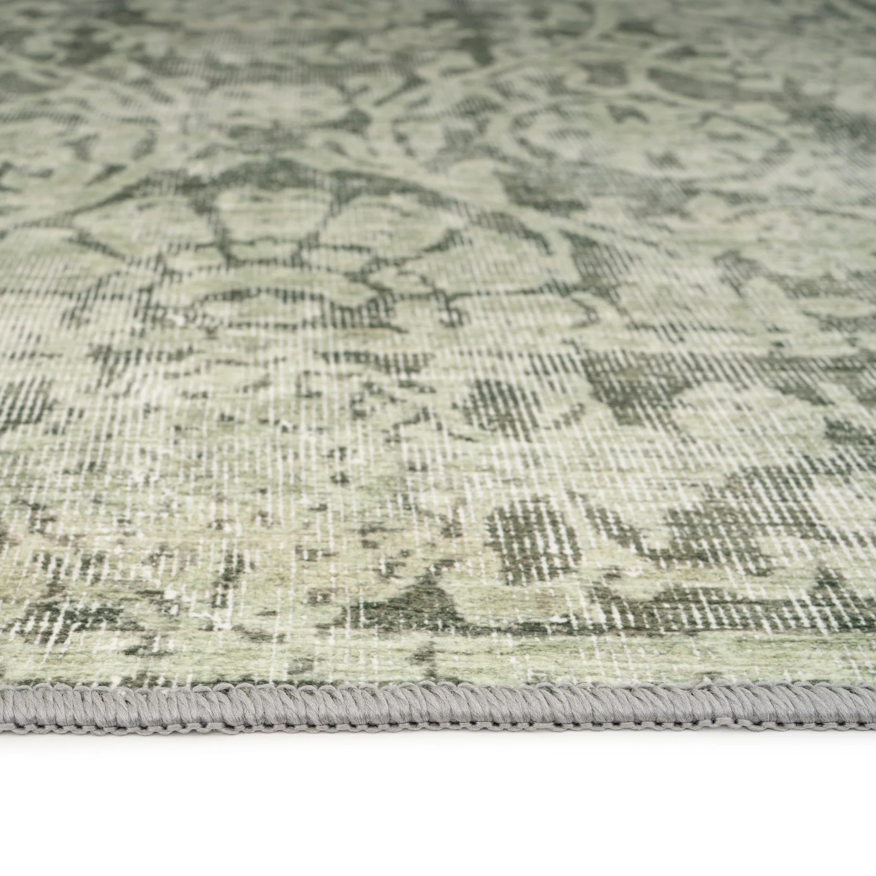 Soft Washable Green Motif Runner - Pippa - Image 3