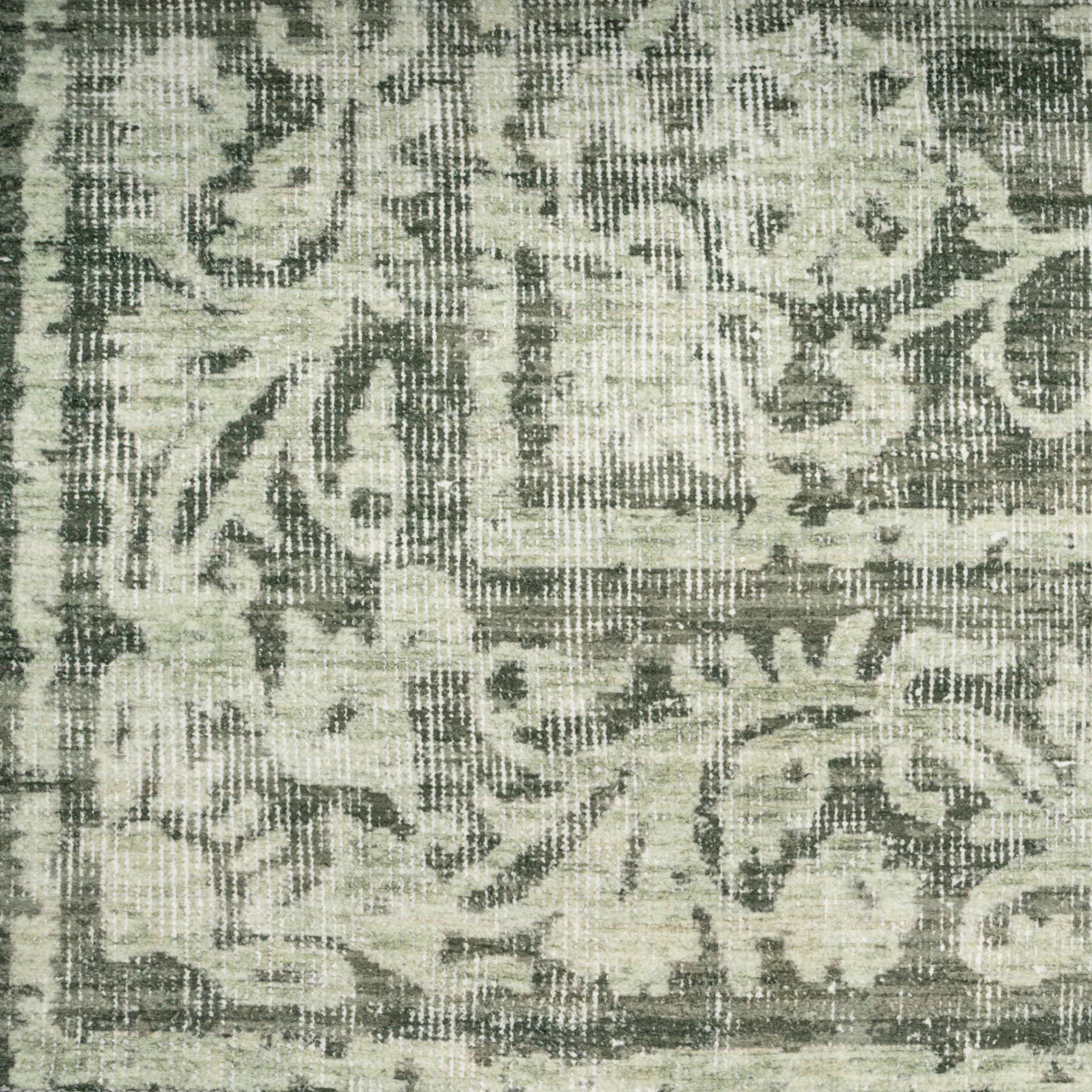 Soft Washable Green Motif Runner - Pippa - Image 4