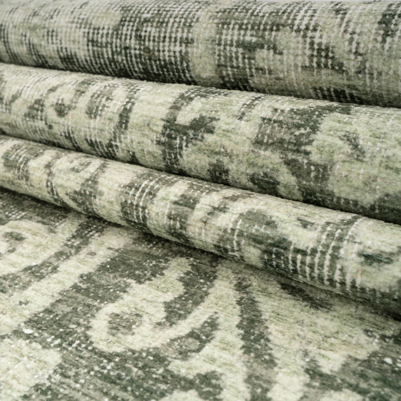 Soft Washable Green Motif Runner - Pippa - Image 8