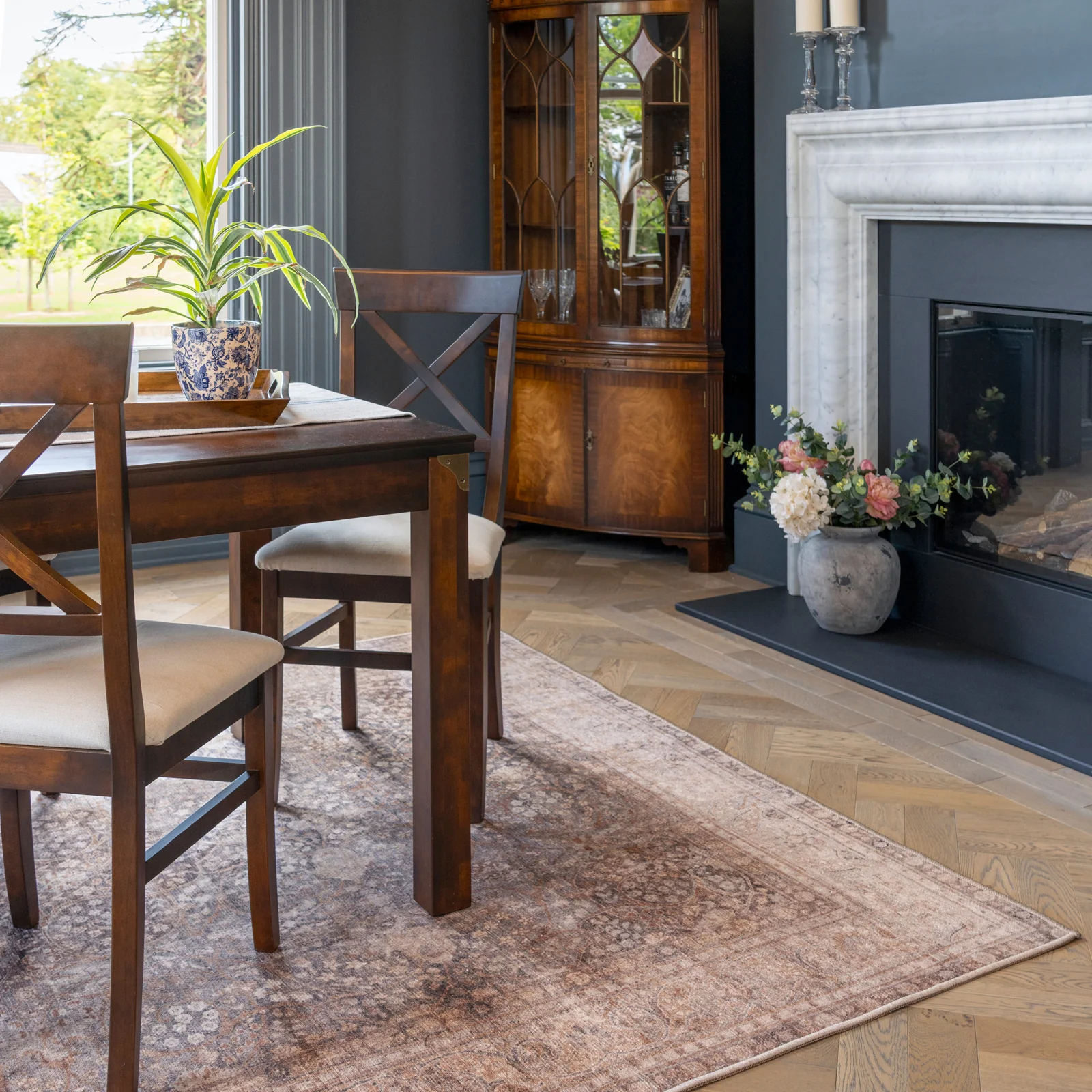 Soft Washable Heritage Brown Rug - Winnie - Image 6