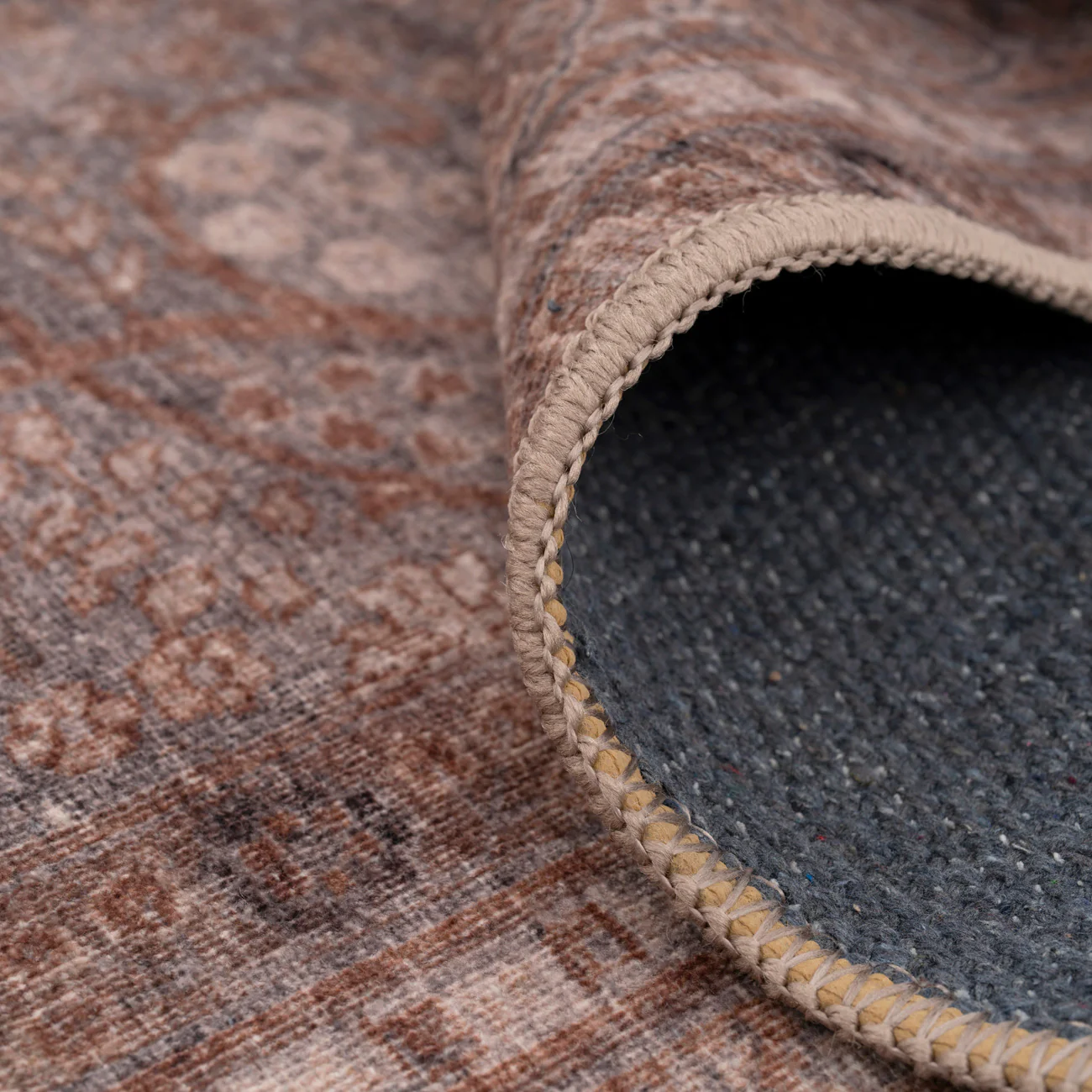 Soft Washable Heritage Brown Rug - Winnie - Image 8