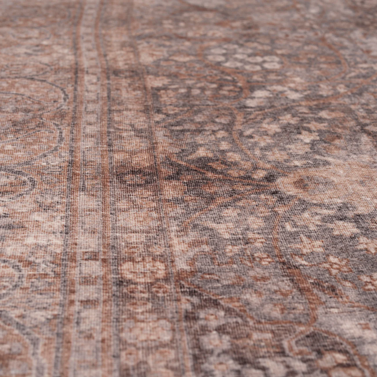 Soft Washable Heritage Brown Rug - Winnie - Image 9
