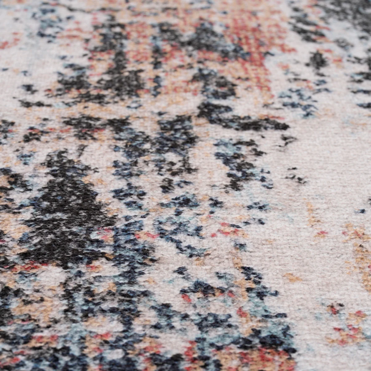 Soft Washable Multicolour Abstract Runner - Pierre - Image 3