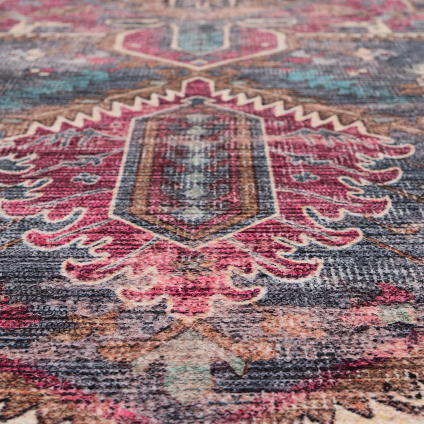 Soft Washable Multicolour Runner - Delphine - Image 8