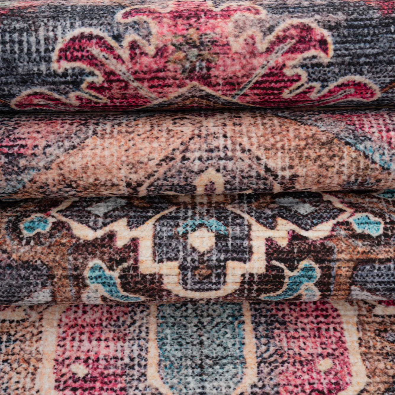 Soft Washable Multicolour Runner - Delphine - Image 5