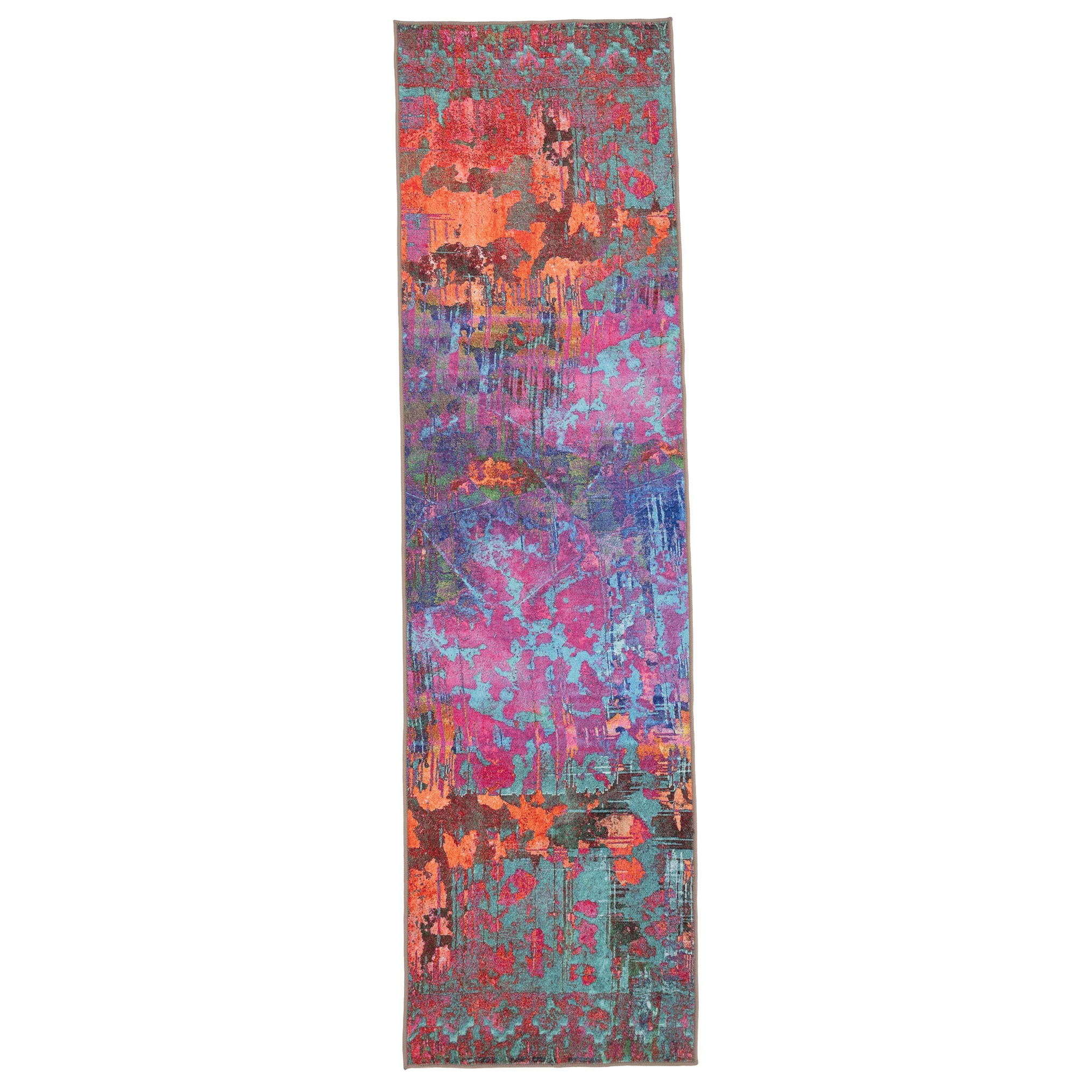 Soft Washable Multicolour Runner - Blazing - Image 7