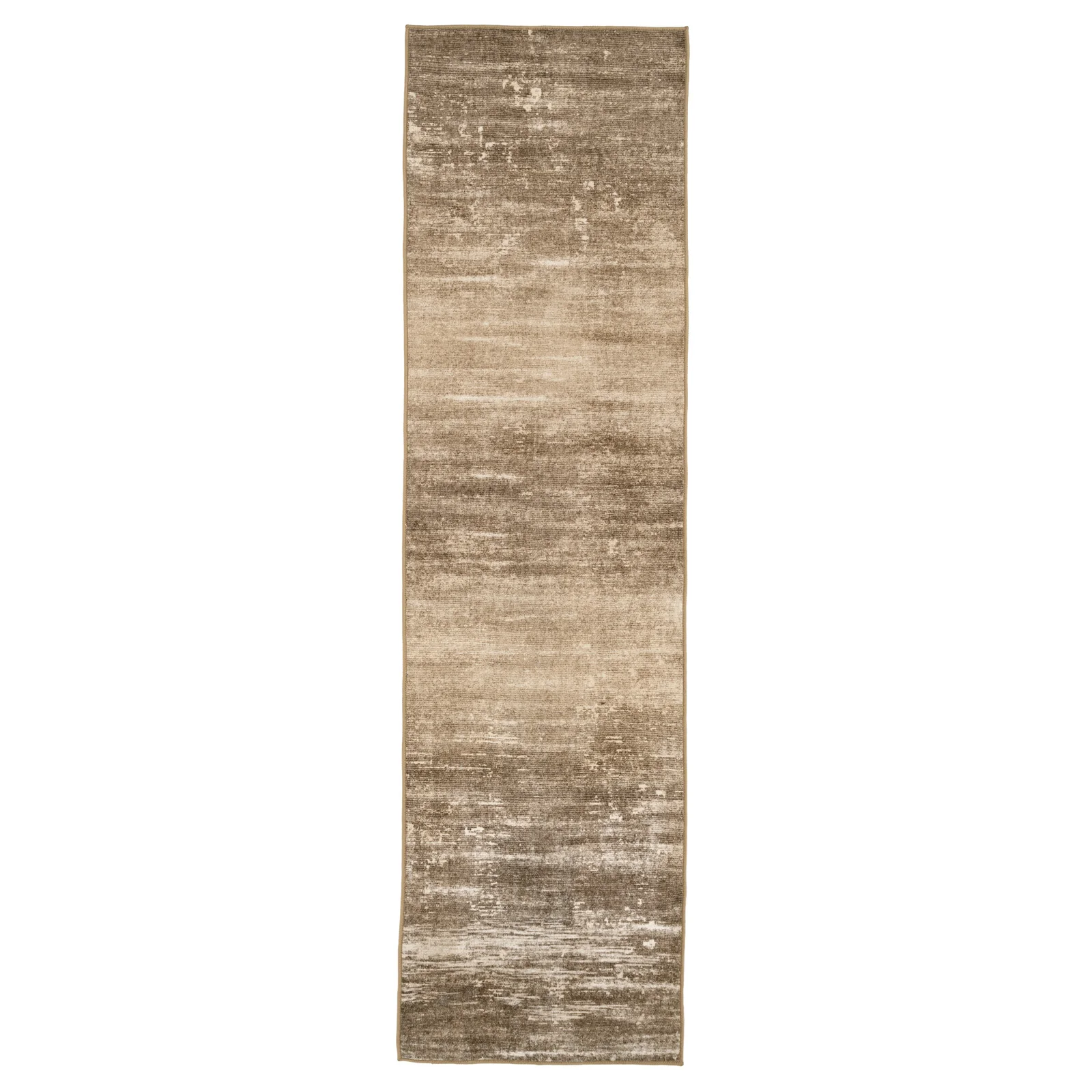 Soft Washable Mossy Brown Beige Runner - Ryn - Image 2