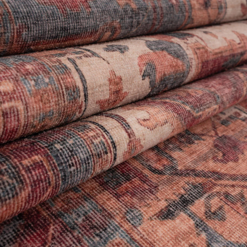 Soft Washable Red Antique Runner - Eliza - Image 5