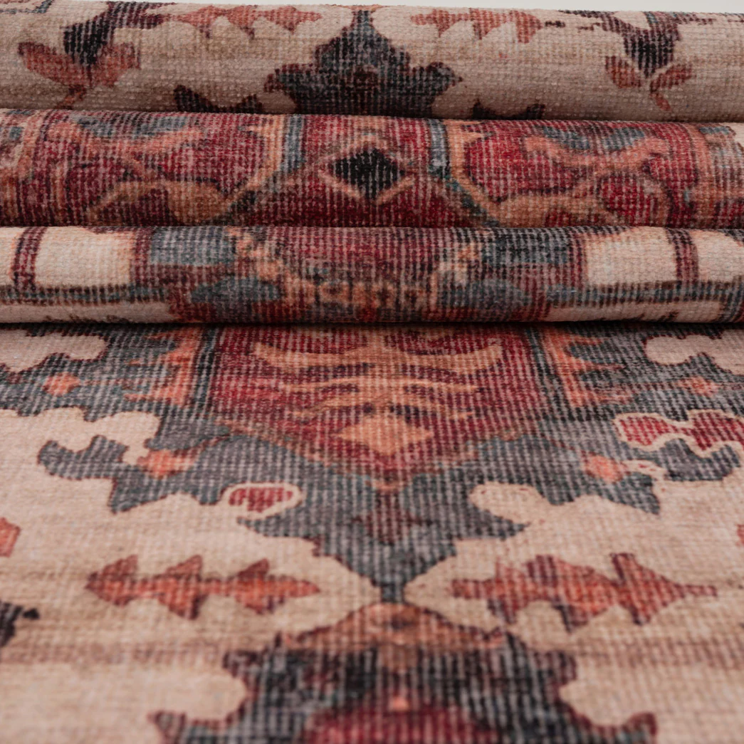 Soft Washable Red Antique Runner - Eliza - Image 7