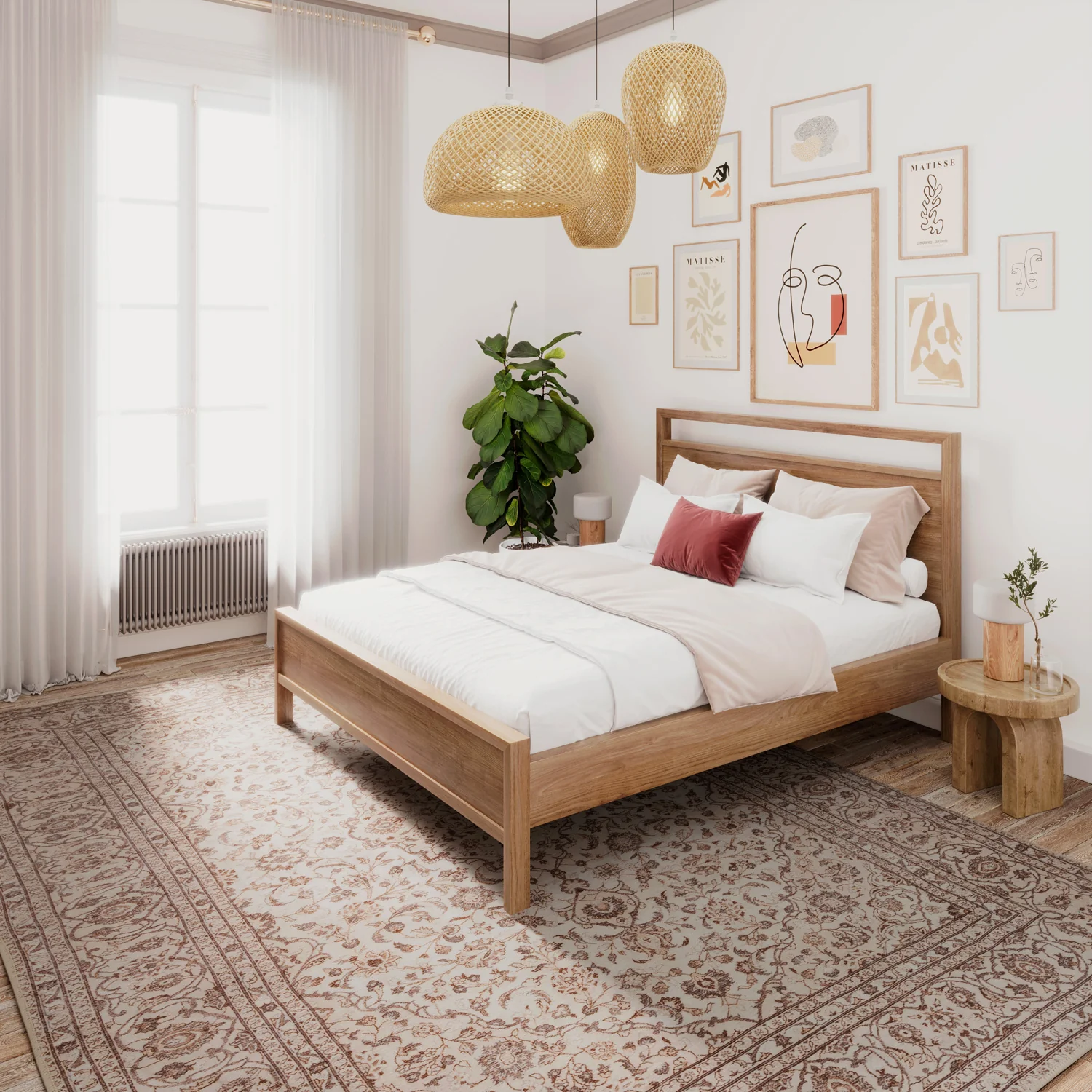 Soft Washable Cream Vintage Rug - Adeline - Image 6