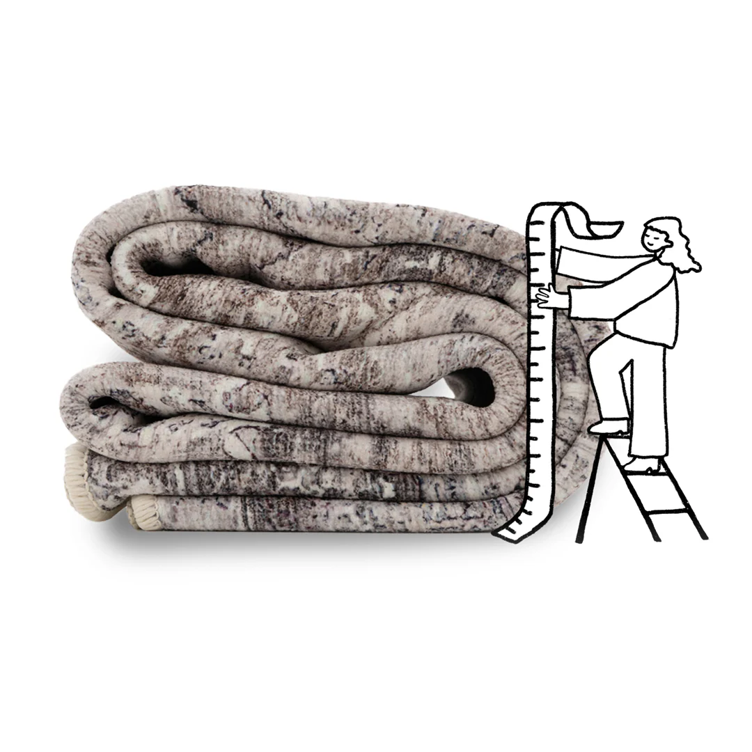 Soft Washable Vintage Greige Rug - Elsie - Image 12