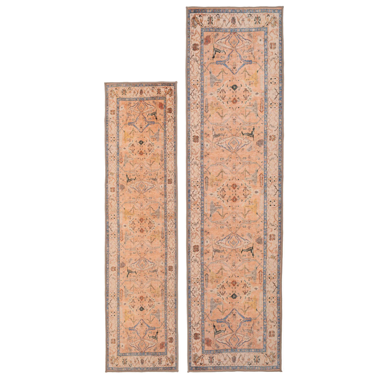 Soft Washable Vintage Multicolour Runner - Amelia - Image 9
