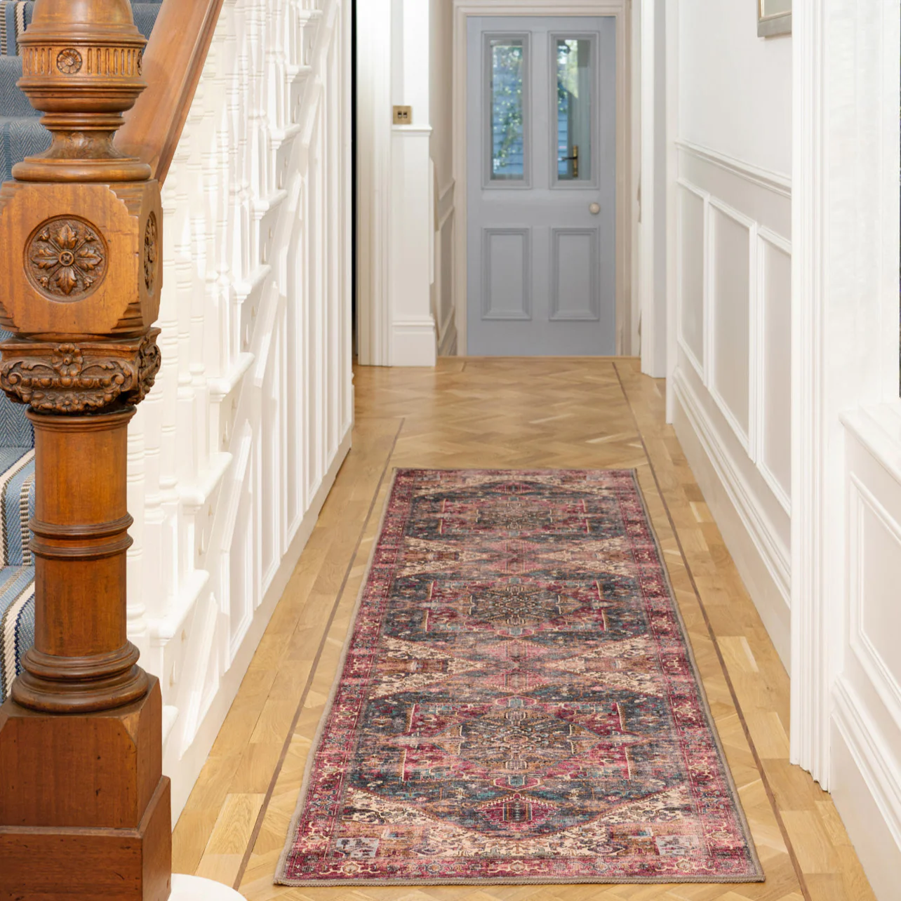 Soft Washable Multicolour Runner - Delphine - Image 3
