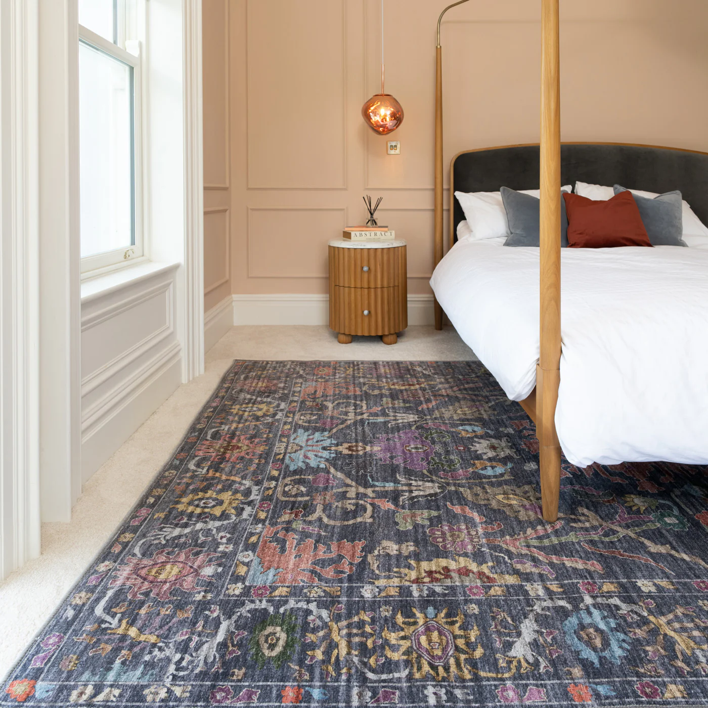 Soft Washable Wildflower Rug - Francine - Image 2