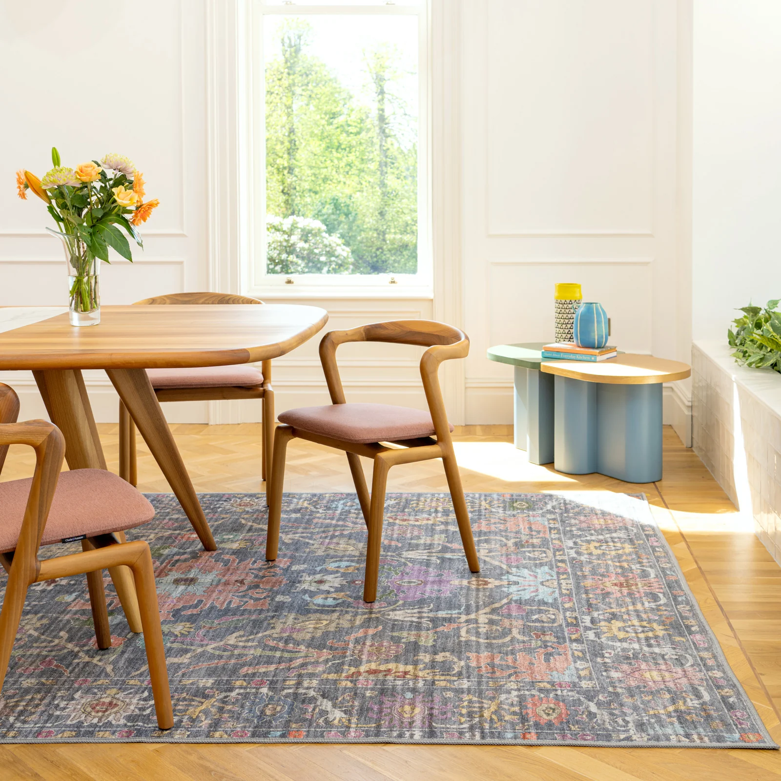 Soft Washable Wildflower Rug - Francine - Image 3
