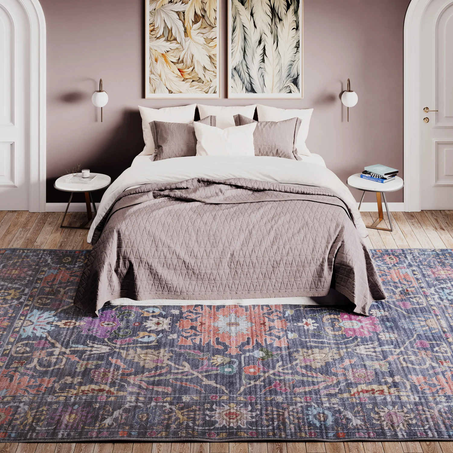 Soft Washable Wildflower Rug - Francine - Image 6