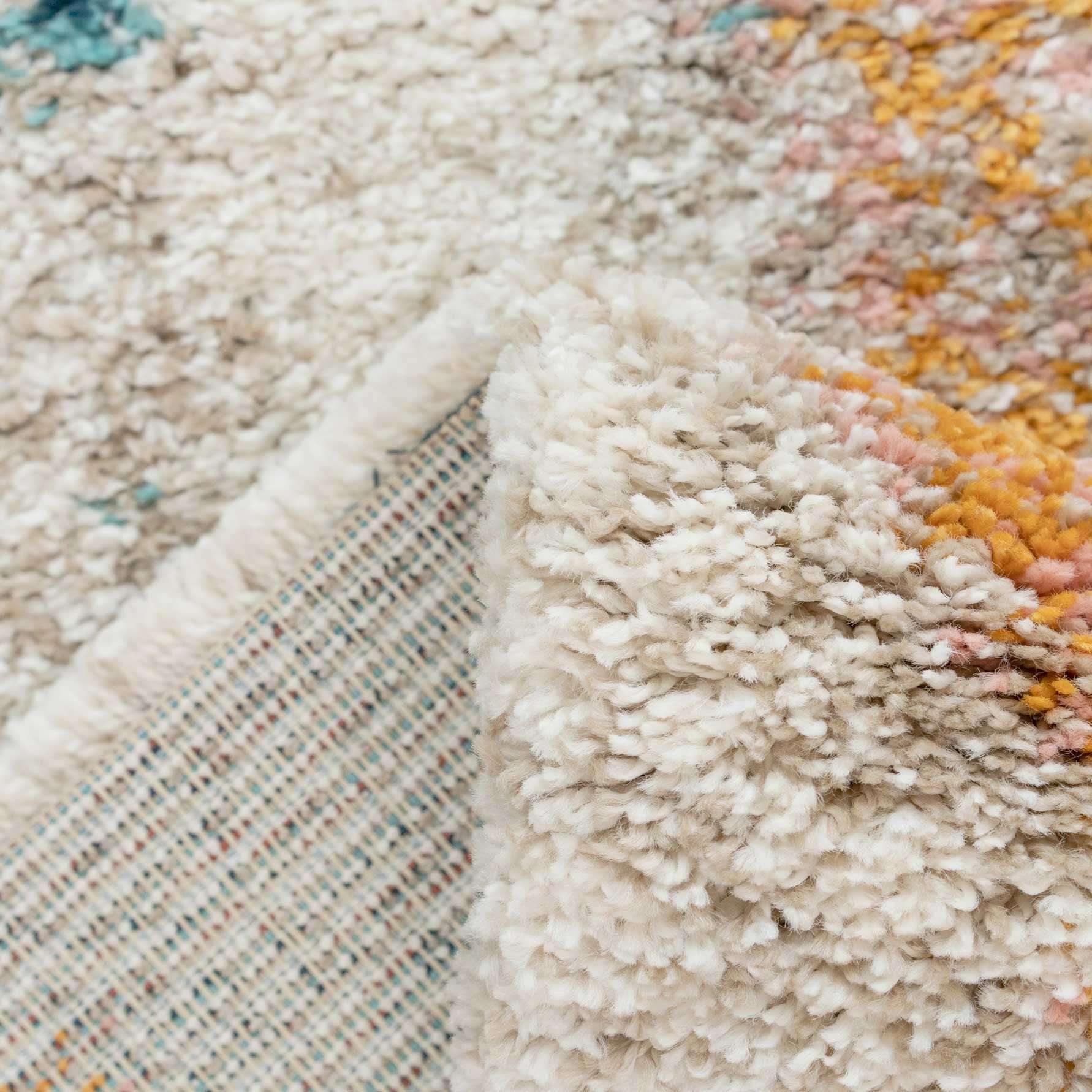 Super Soft Abstract Moroccan Shaggy Rug - Bella - Image 5