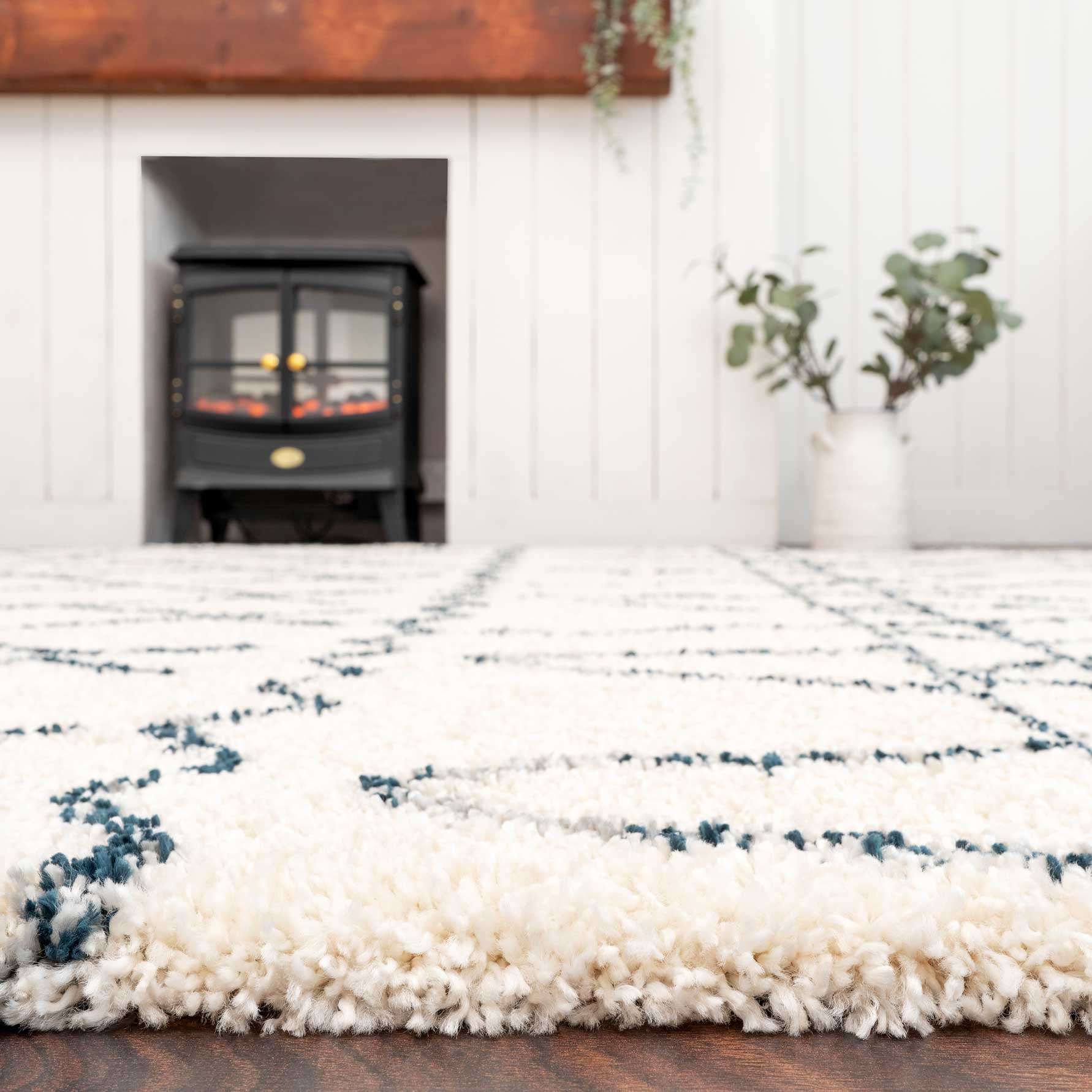 Super Soft Boho Moroccan Shaggy Runner Rug - Image 4