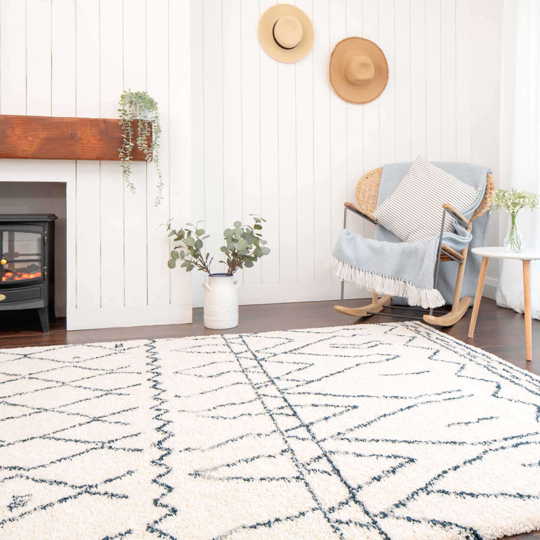 Super Soft Boho Moroccan Shaggy Runner Rug - Image 5