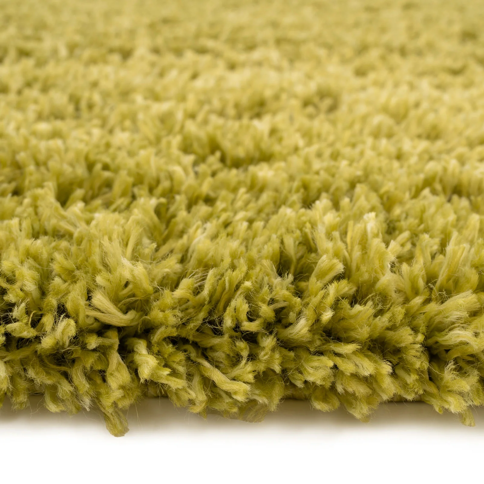 Soft Everyday Moss Green Shaggy Rug - Image 5