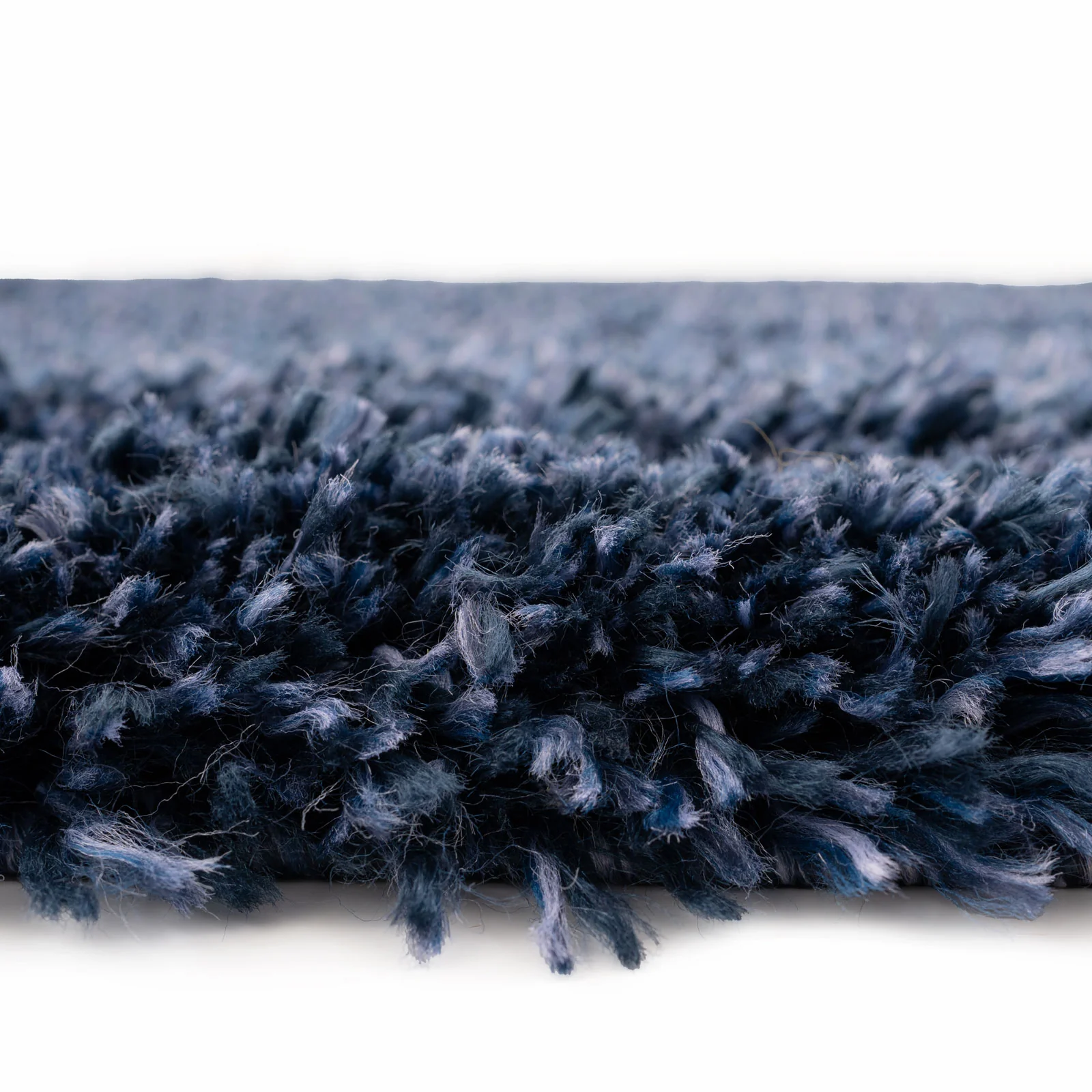 Soft Everyday Navy Shaggy Rug - Image 3