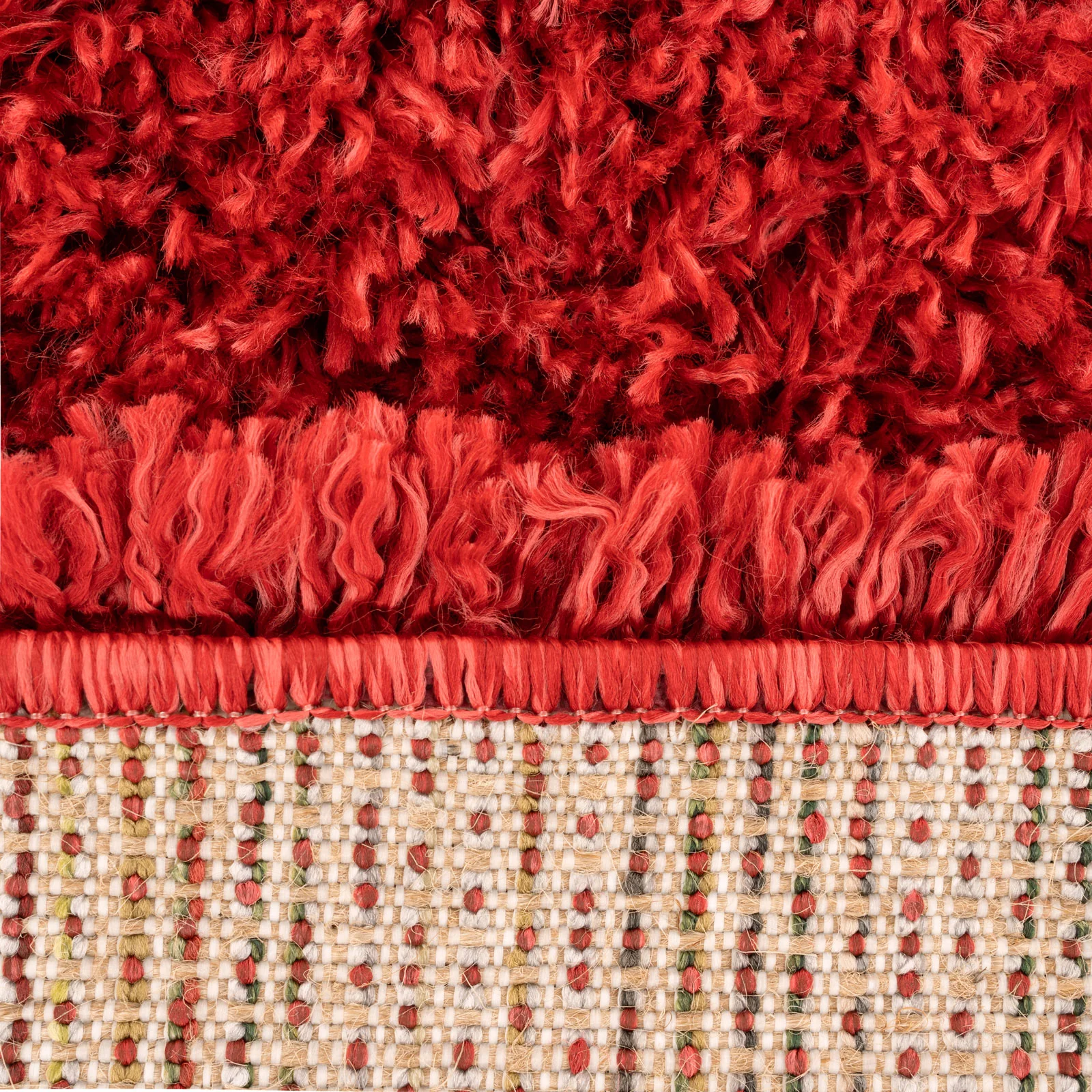 Soft Everyday Wine Shaggy Rug - Aspen - Image 7
