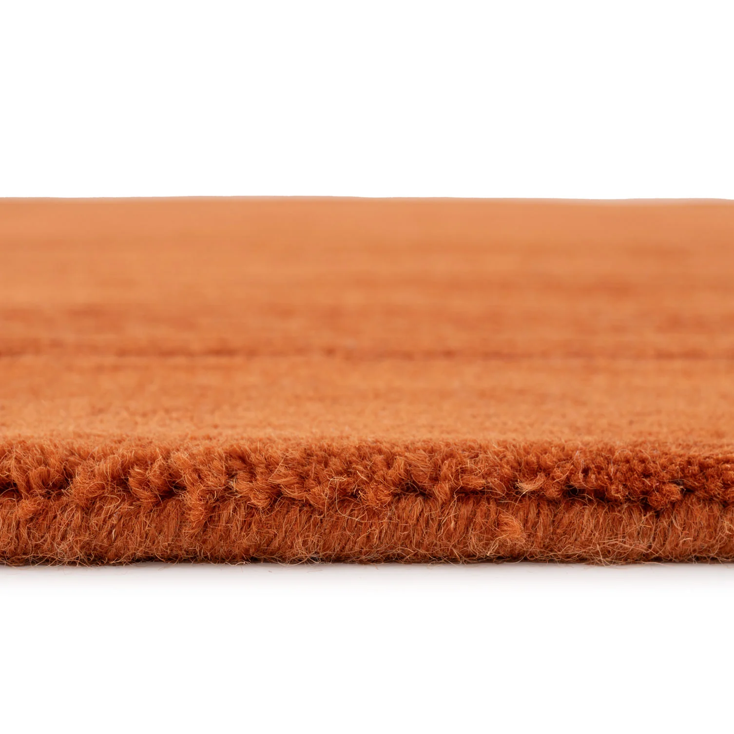 Terracotta Bordered Wool Rug - Olann Terra - Image 7