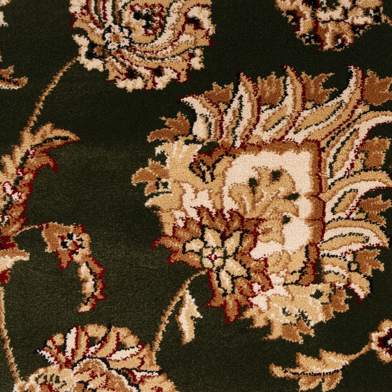 Traditional Green Floral Rug - Koa - Image 5