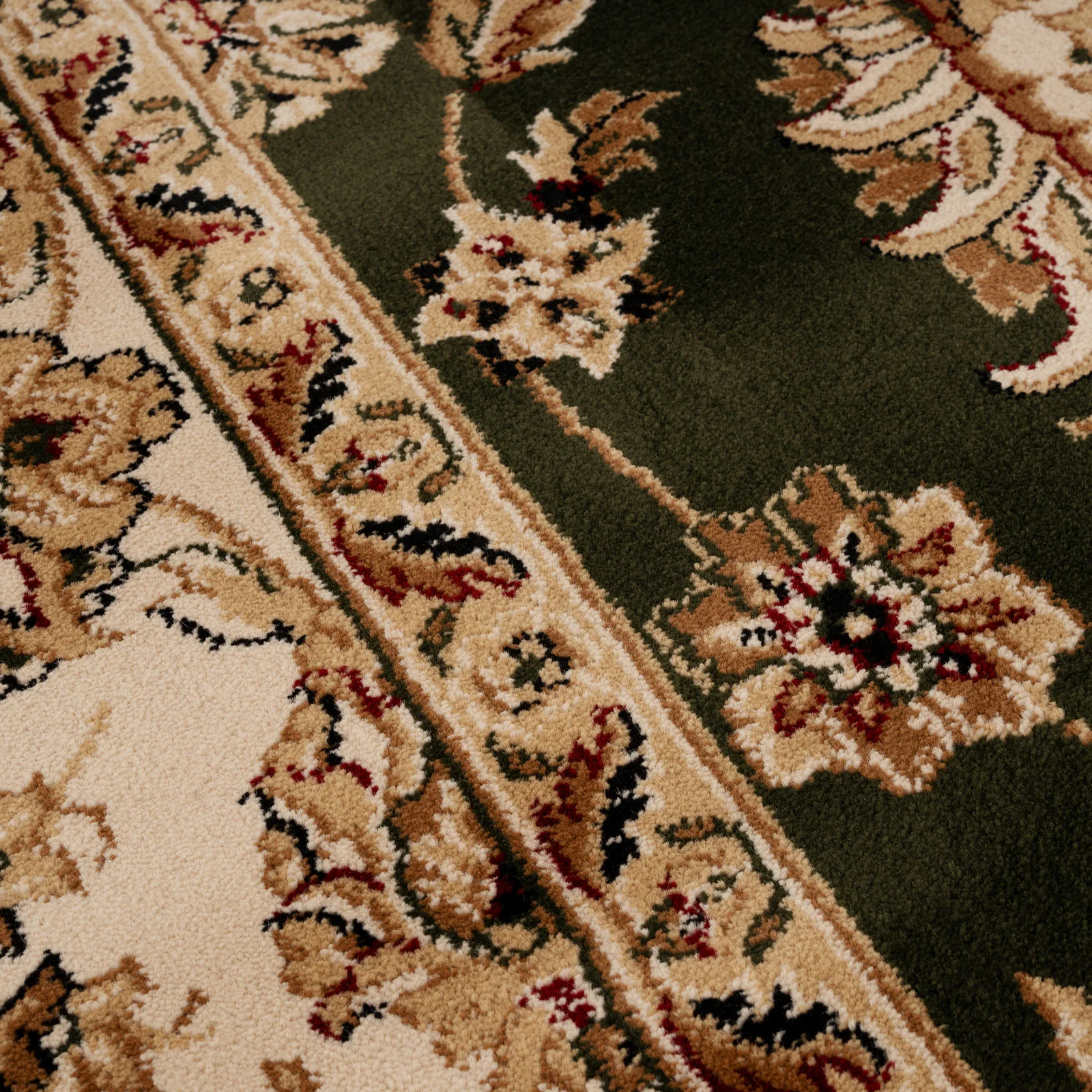 Traditional Green Floral Rug - Koa - Image 6