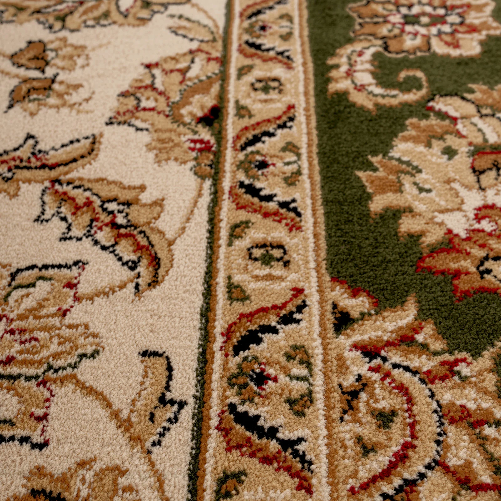 Traditional Green Floral Rug - Koa - Image 8