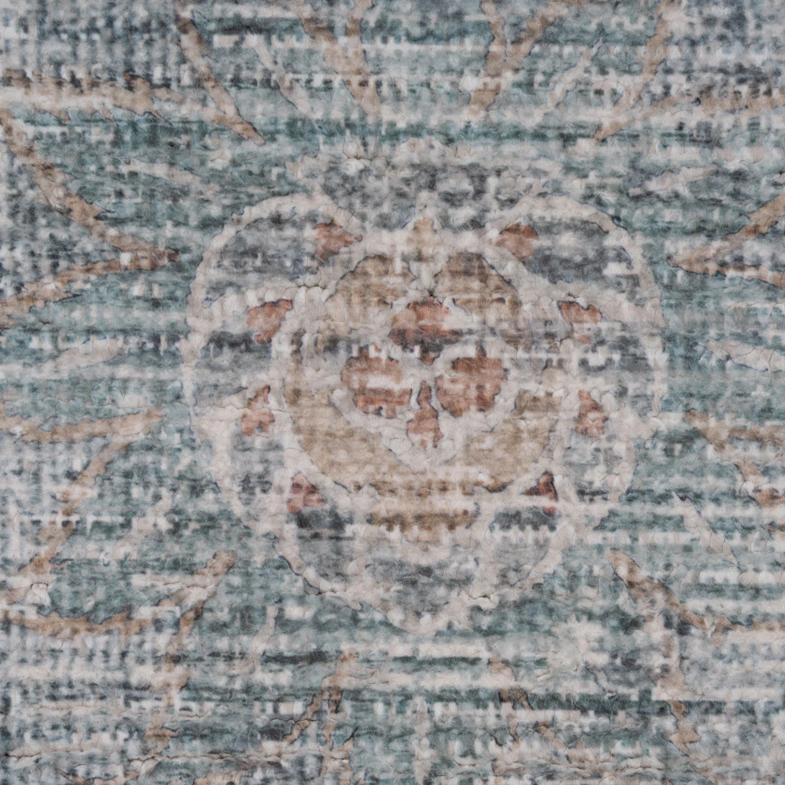 Vintage Blue Terra Floral Rug - Atticus - Image 13