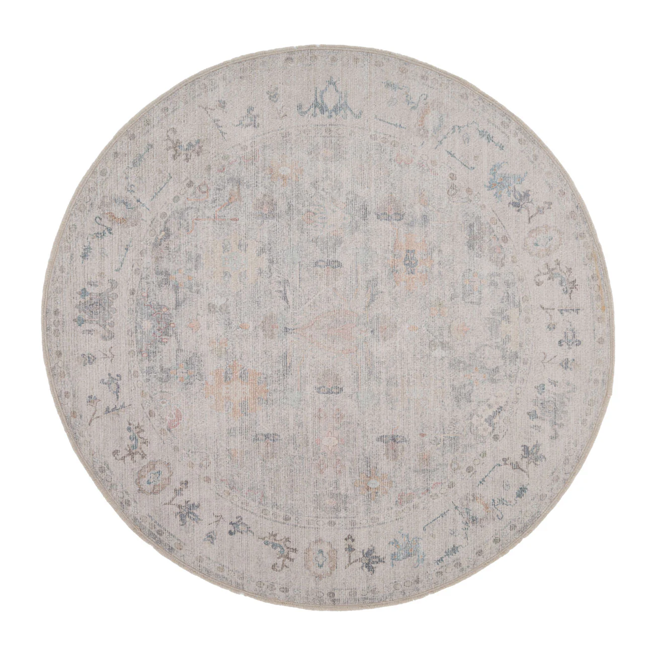 Vintage Multicolour Floral Rug - Audrey - Image 6